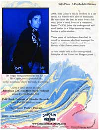 Sid's Place novel about sex drugs and terrorism